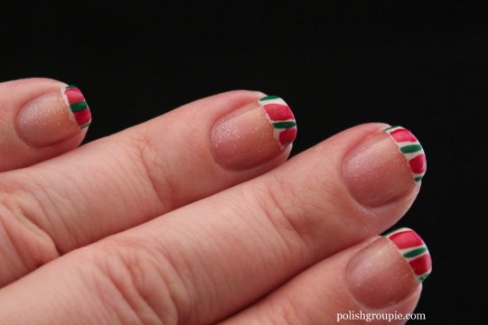 Candy Cane French Tips